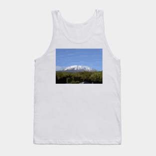 Mt Kilimanjaro Digital Painting Tank Top